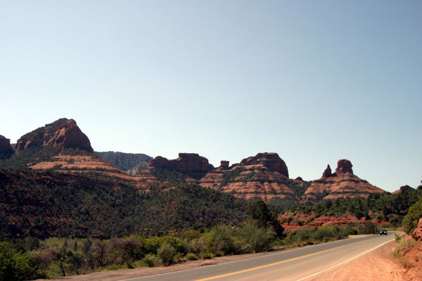 You can see how crowded the roads are. There are plenty of turn-outs to stop and admire the views.