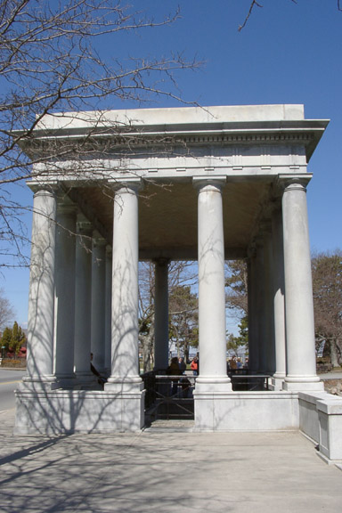 the shrine of Plymouth Rock