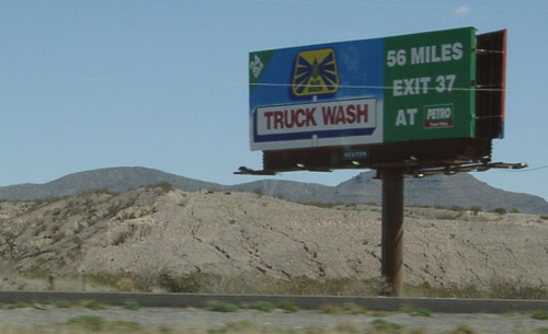 truck sign